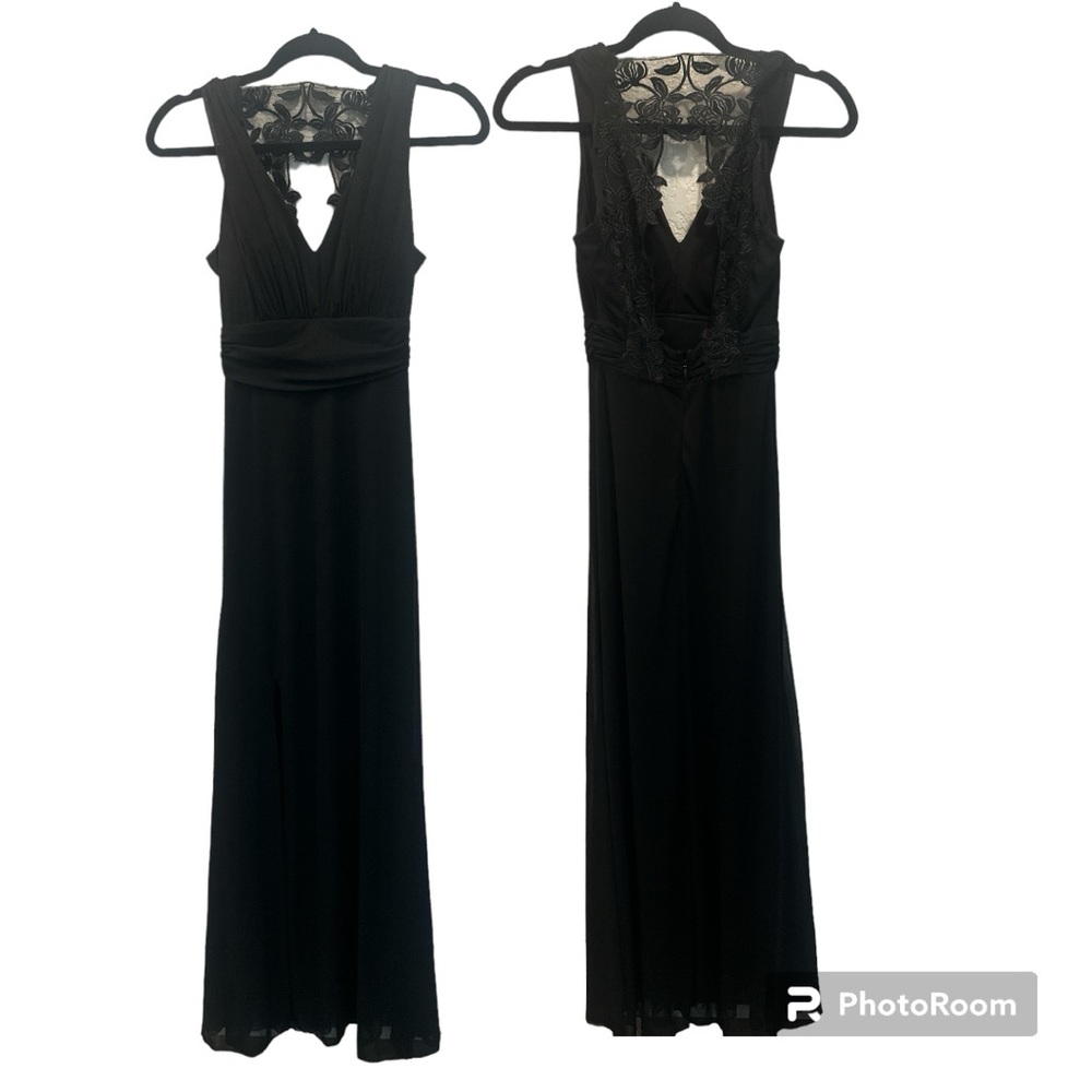 Long black dress